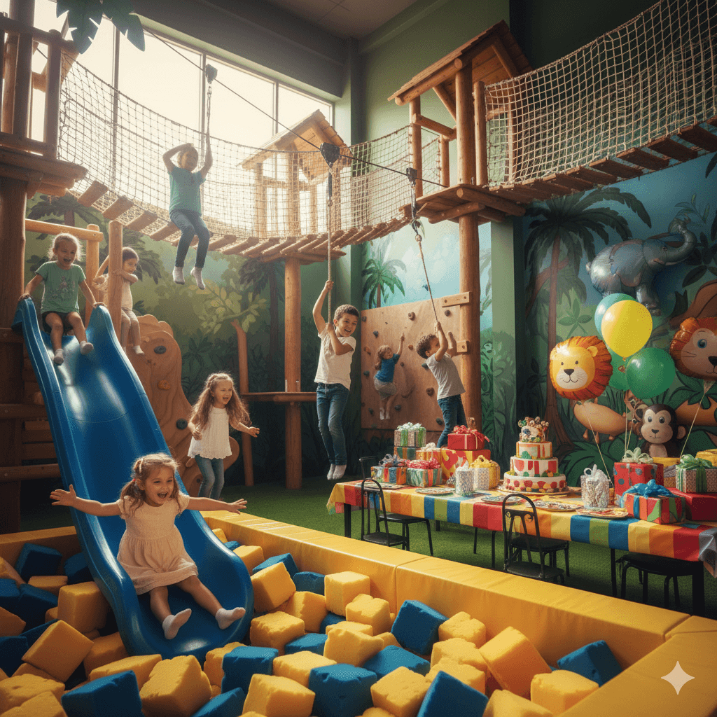 Kids playing with blocks